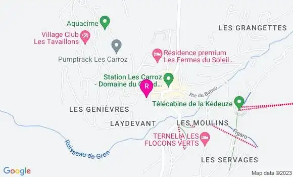 Localisation Restaurant  Le Refuge 1110m