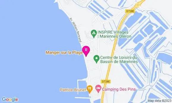 Localisation Restaurant  Manger sur la Plage