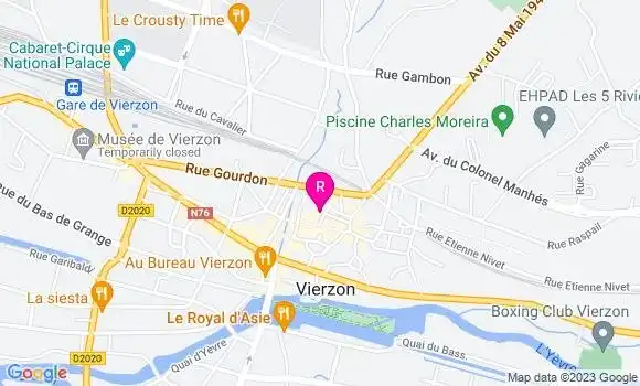 Localisation Restaurant  L