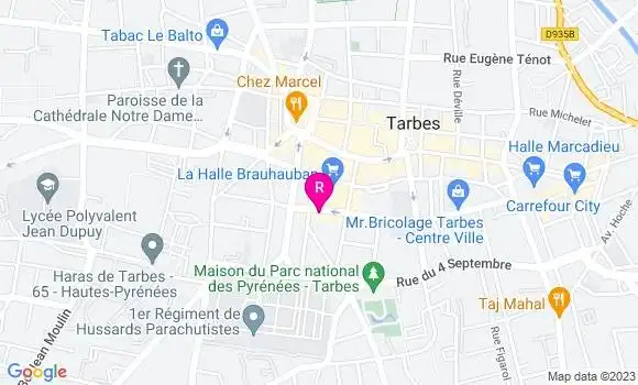 Localisation Brasserie Le Brauban