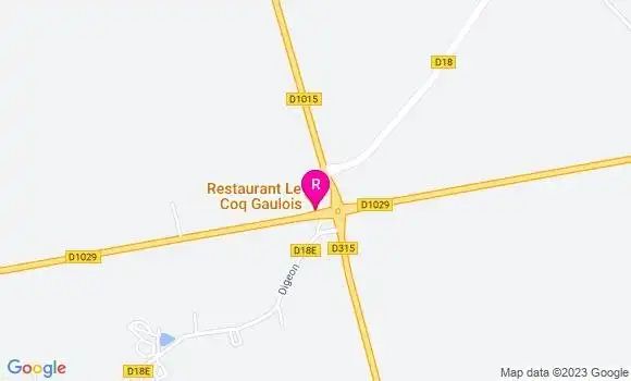 Localisation Restaurant  Au Coq Gaulois