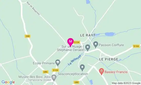 Localisation Restaurant  Chez Ma Tante