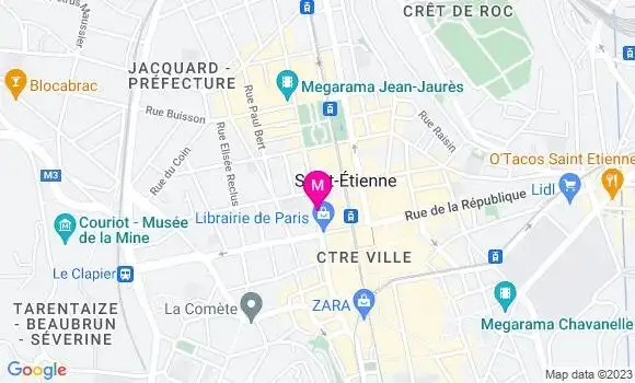 Localisation Pizzeria Phenix de Carthage