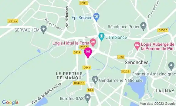 Localisation Restaurant  Chez Sophie