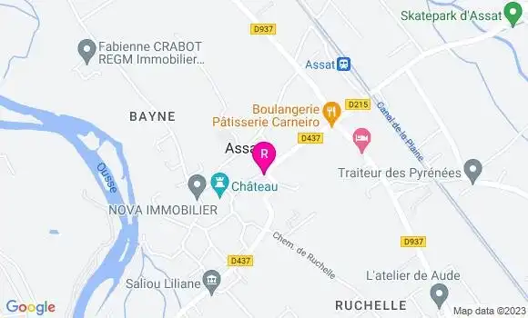 Localisation Restaurant  Black Bearn