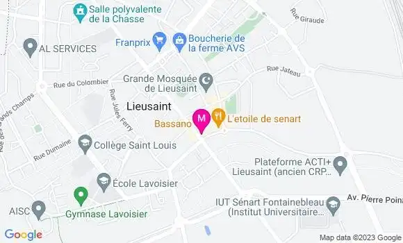 Localisation Restaurant  O