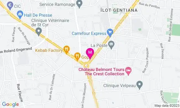 Localisation Restaurant Marocain Le Rif