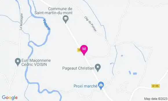 Localisation Auberge du Moulin