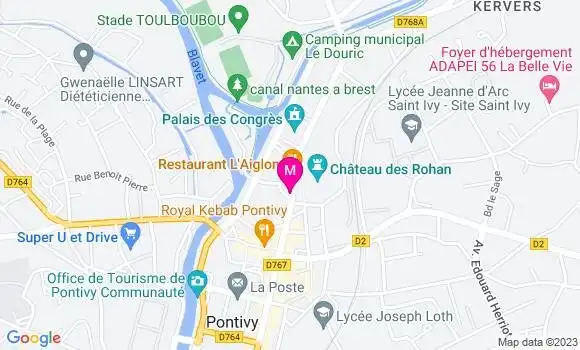 Localisation Crêperie du Château