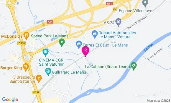 Localisation Restaurant  Le Grand Buffet