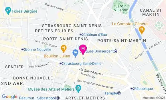 Localisation Café Les Entretiens