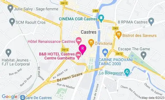 Localisation La Crêperie du Coin
