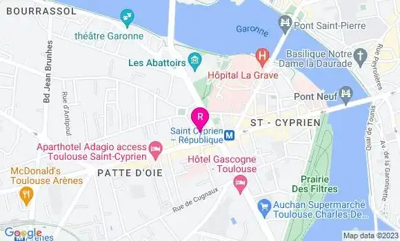 Localisation Restaurant  Aux Petits Frères