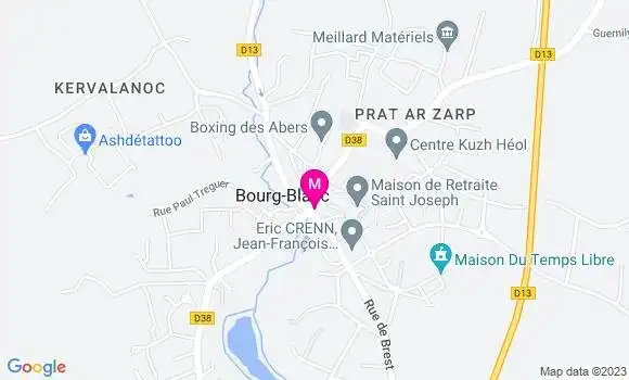 Localisation Restaurant  La Caverne de Merlin