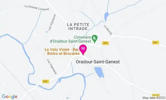 Localisation Restaurant  Le Vélo Violet