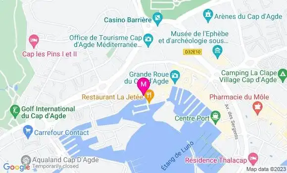Localisation Restaurant  La P