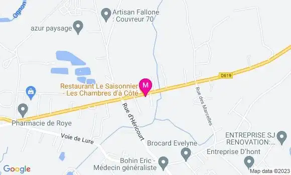 Localisation Restaurant Gastronomique Le Saisonnier