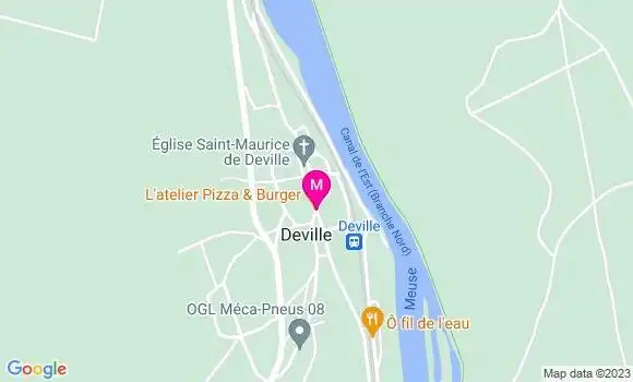 Localisation Pizzeria L