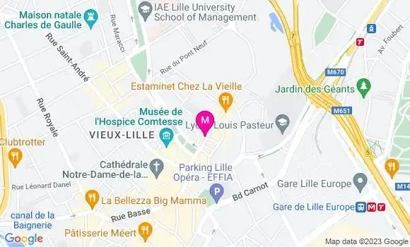 Localisation Restaurant  La Broche