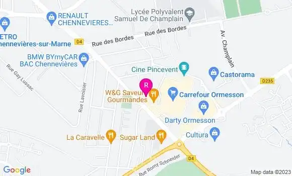 Localisation Brasserie Le Buron