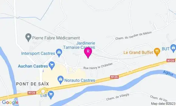 Localisation Restaurant  Les Dunes