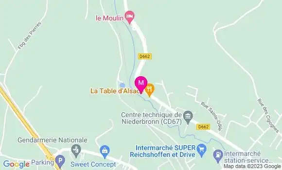 Localisation Restaurant  La Table d