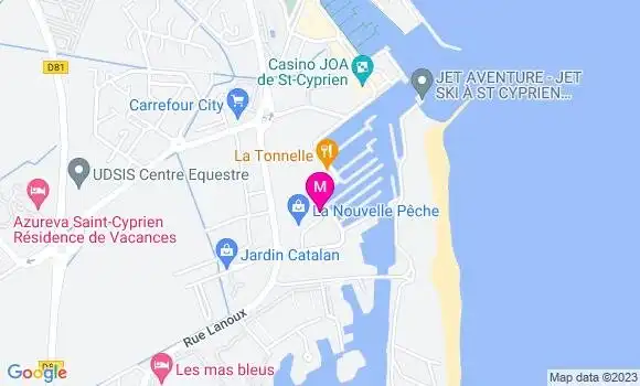 Localisation Restaurant  Le Récif