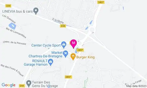 Localisation Restaurant  L