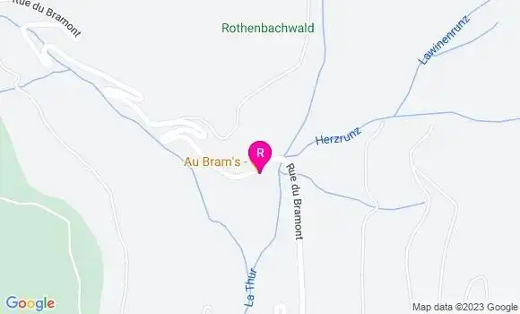 Localisation Restaurant  Au Bram