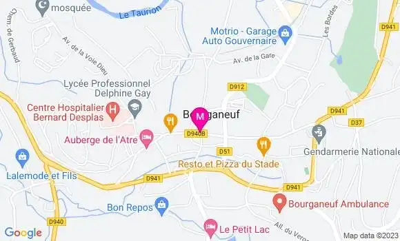 Localisation Restaurant  La Mezzanine