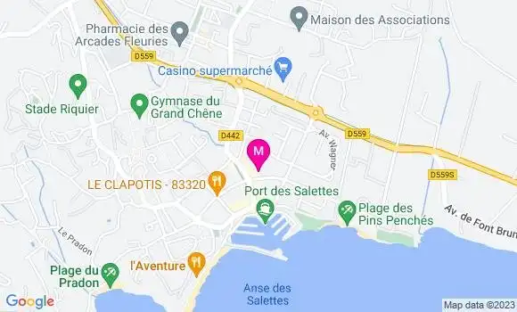 Localisation Restaurant  La Saga
