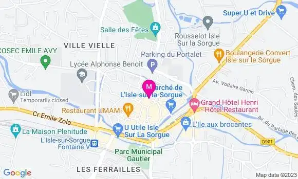 Localisation Restaurant  La Prévôté