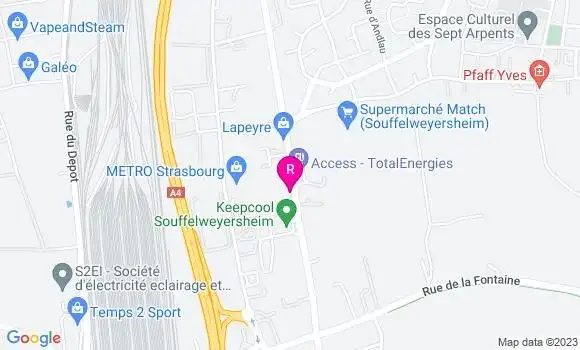 Localisation Pizzeria San Cabello