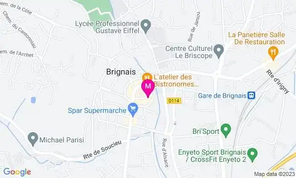 Localisation Pizzeria L