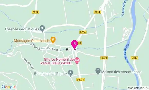 Localisation Restaurant  La Maison Lavillete