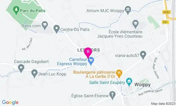 Localisation Restaurant  Au Chardon Lorrain