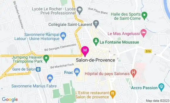 Localisation Le Bistrot du Potager