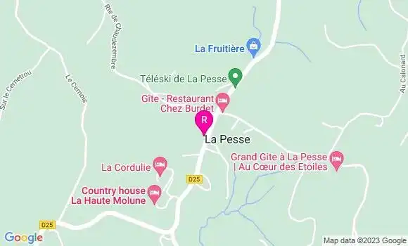 Localisation Restaurant  Le Relais des Skieurs