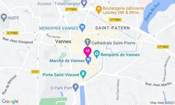 Localisation La Crêperie de Jeanne
