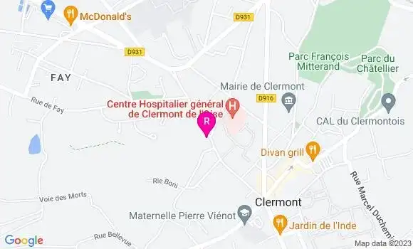 Localisation Restaurant  Le Tandoor