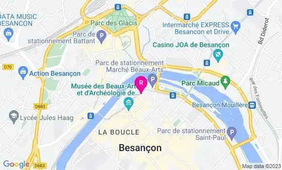 Localisation Restaurant  La Grange