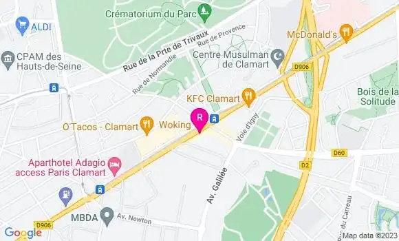 Localisation Restaurant  Woking