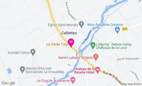 Localisation Restaurant Gastronomique La Vieille Tour