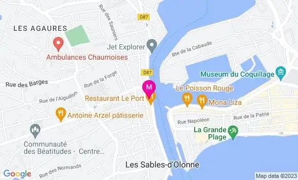Localisation Restaurant  L