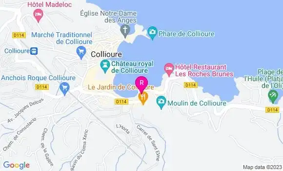 Localisation Restaurant  Le Neptune