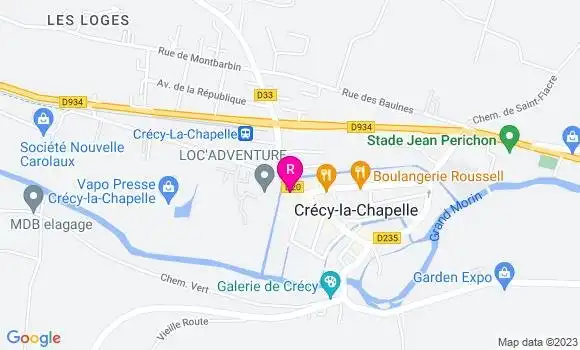 Localisation Pizzeria Chez Angelo