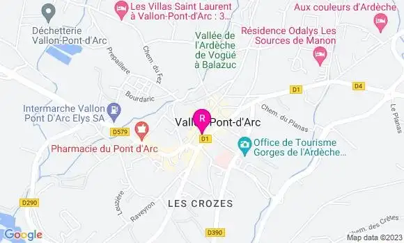 Localisation Restaurant  Les Givrés