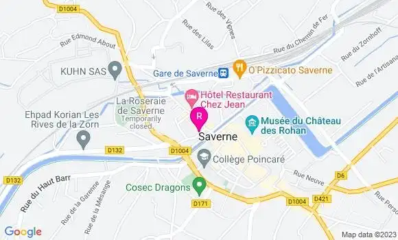 Localisation La Crêperie du Griffon