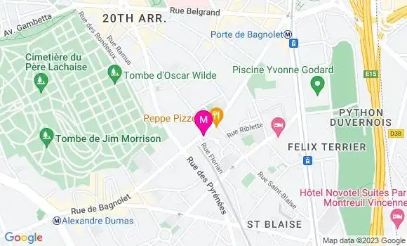 Localisation Restaurant  Au Petit Bamako