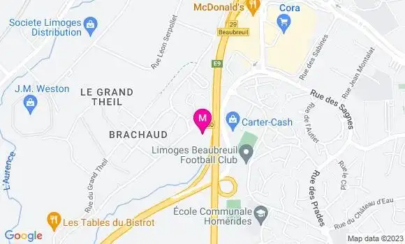 Localisation Restaurant  Déjeuner sur l